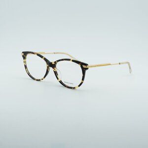 Bottega Veneta BV1039O 002 Eyeglasses Havana/Gold 53mm Oval Frame